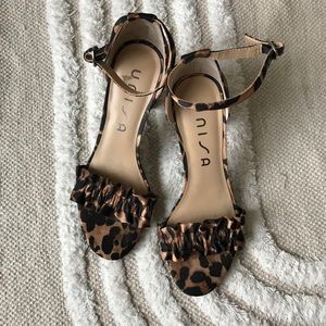 Leopard print heels